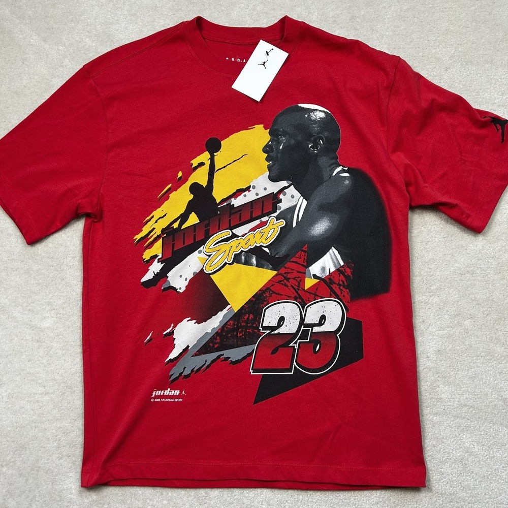 Nike Michael Jordan TShirt Mens Med 23 Graphic Basketball Jumpman